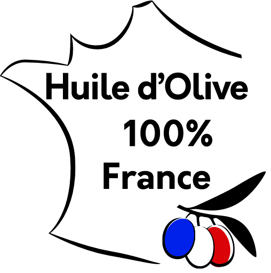 logo huile d'olive 100% france